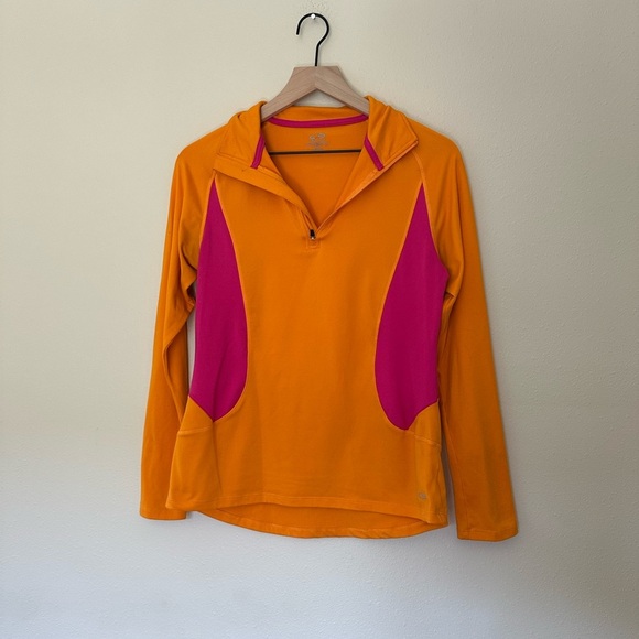 Champion Tops - CHAMPION Orange/Pink 1/4 Zip